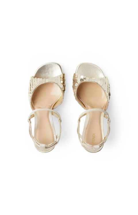 Very Colibri Sandals in Champagne — снимка 3