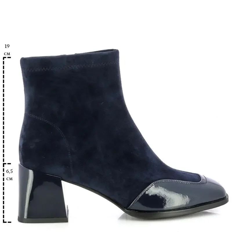 Дамски Боти На Ток CARLO FABIANI – 26362011 BLUE SUEDE — снимка 6
