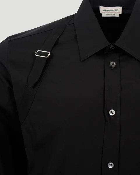 Harness Shirt in Black — снимка 2