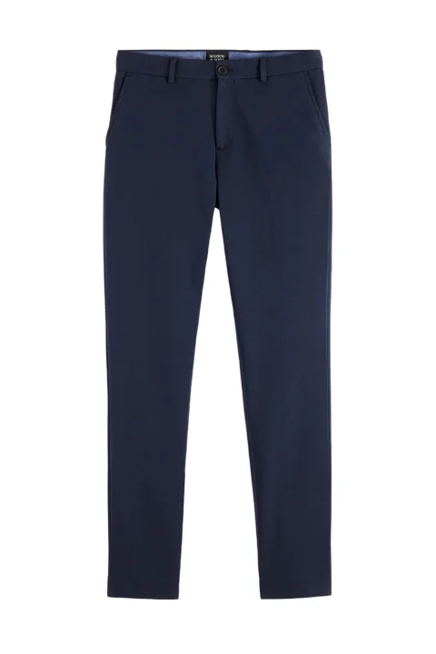 Панталон Mott Tailored Knitted Yarn Dyed Chino 181557 401 night