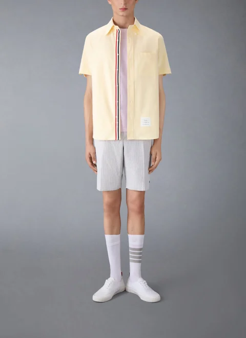 Тишърт с '4-bar' детайл Thom Browne — снимка 13