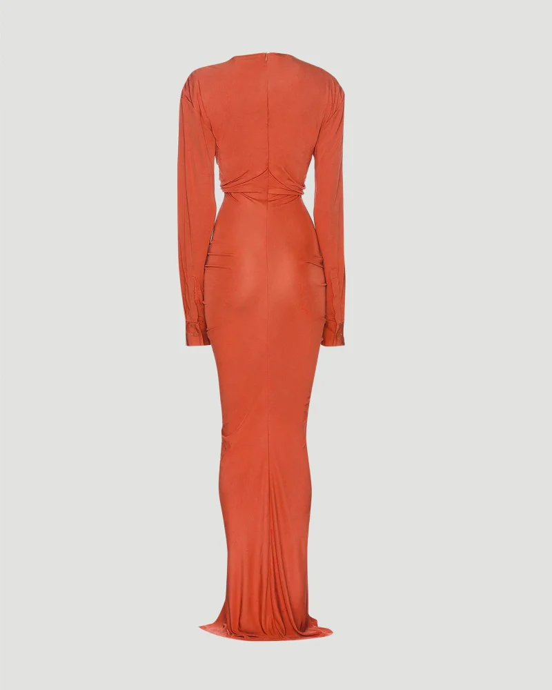 Vivenda Cutout Gathered Gown — снимка 2