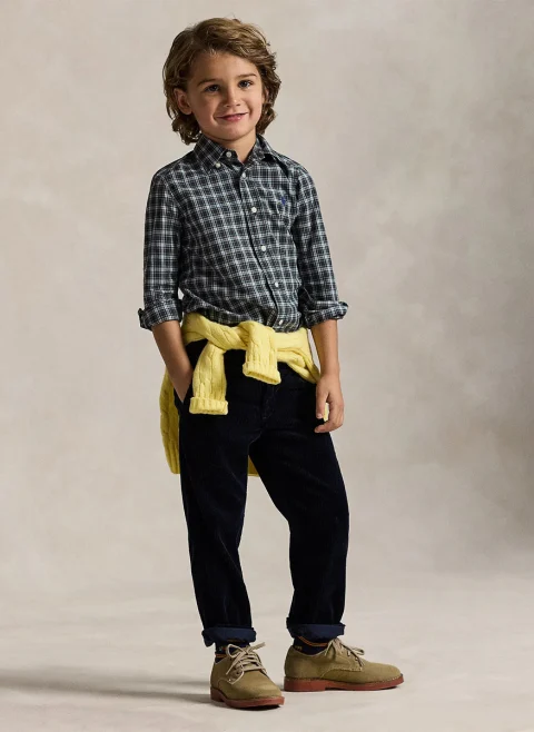 Панталон от рипсено кадифе Ralph Lauren Kids 2-7 — снимка 3