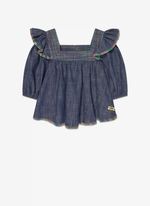 Блуза 'Alight Denim' Zimmermann Kids