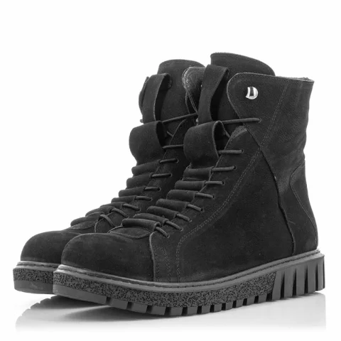 Дамски Спортни Боти COCONUT – 258 BOTFLEXX BLACK — снимка 3