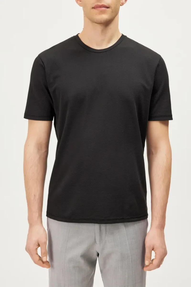 T-Shirt ERICKO-520126 1000-black — снимка 2