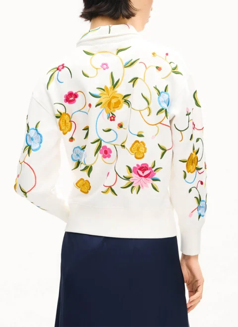Суитшърт с флорална бродерия 'Wildflower' Kenzo — снимка 3