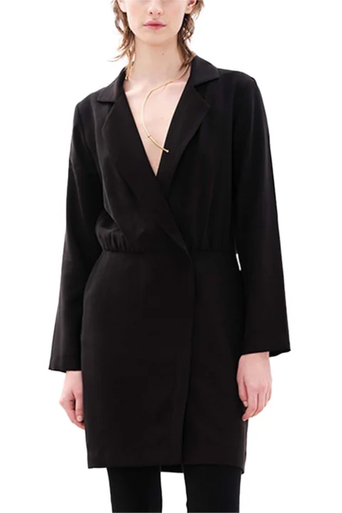 Рокля "Draped Out" Blazer Dress W231502 12052-black