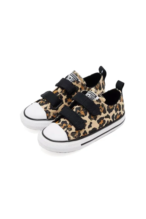 Детски Sneakers All Star Easy-On Leopard A19723C 231-hay day/black/honey stick — снимка 2