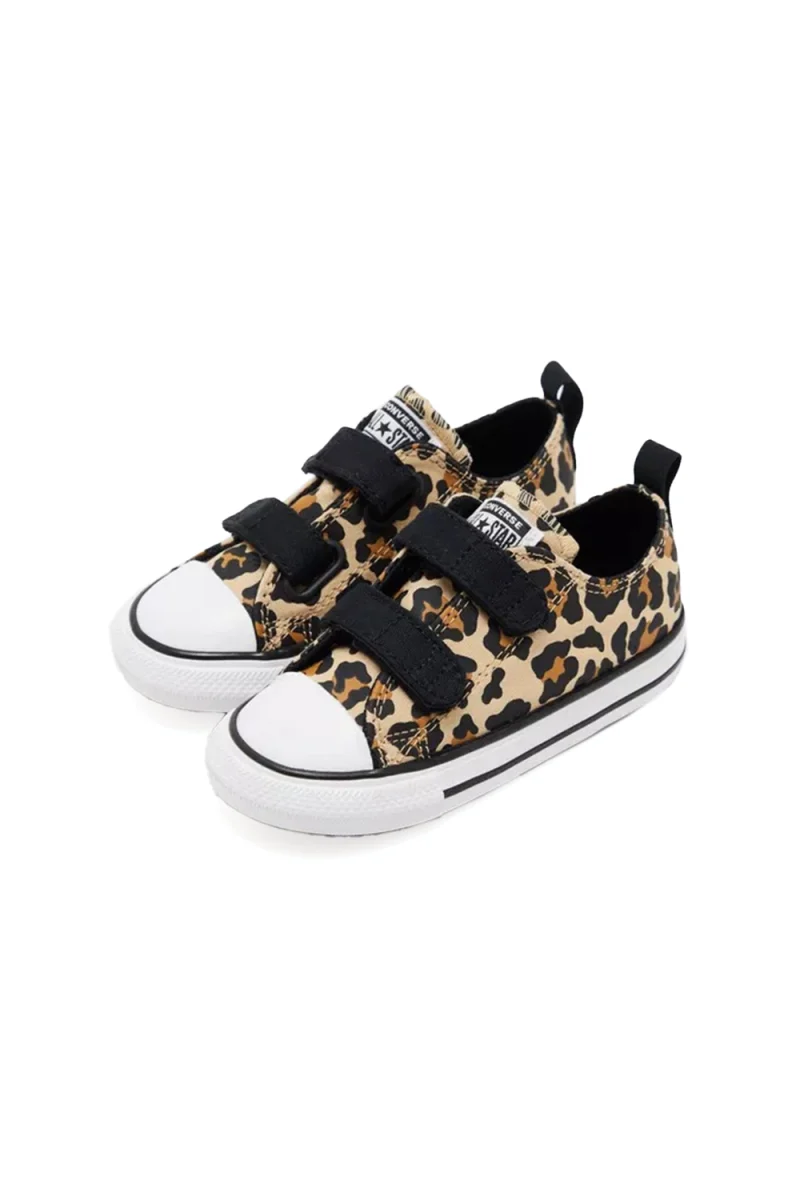 Детски Sneakers All Star Easy-On Leopard A19723C 231-hay day/black/honey stick — снимка 2