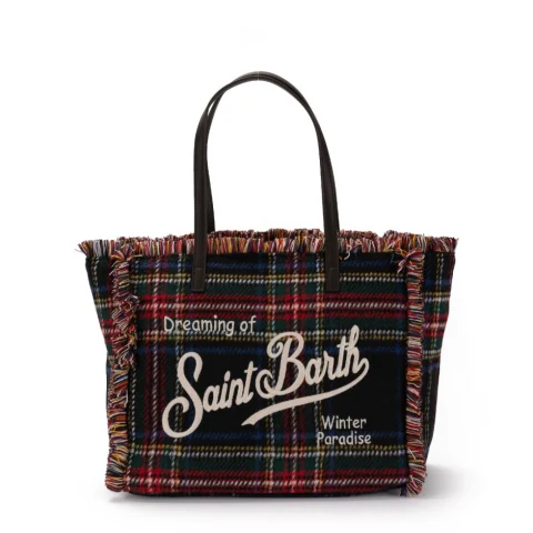 Дамска чанта Vanity Tartan SAINT BARTH