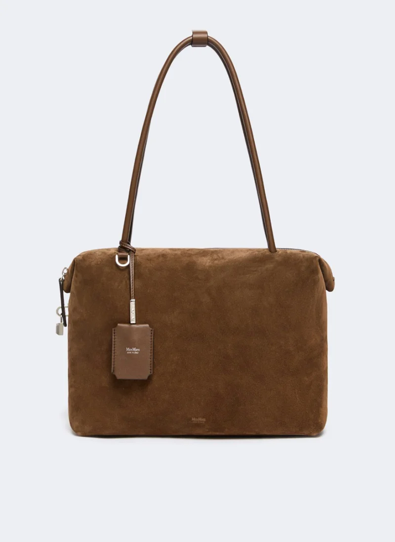 Велурена чанта 'Boston' Max Mara Mxaholdallglide