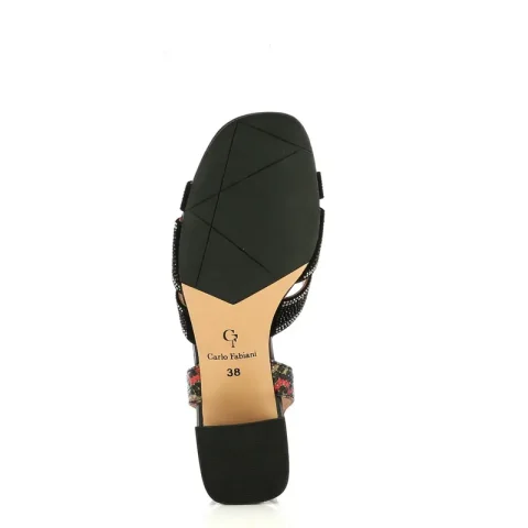 Дамски Сандали На Ток CARLO FABIANI – 5KL656 BLACK — снимка 4