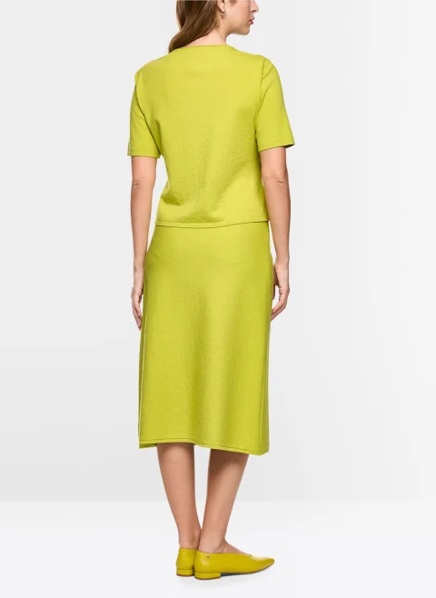 Тишърт от фино плетиво Marc Cain Collections — снимка 3