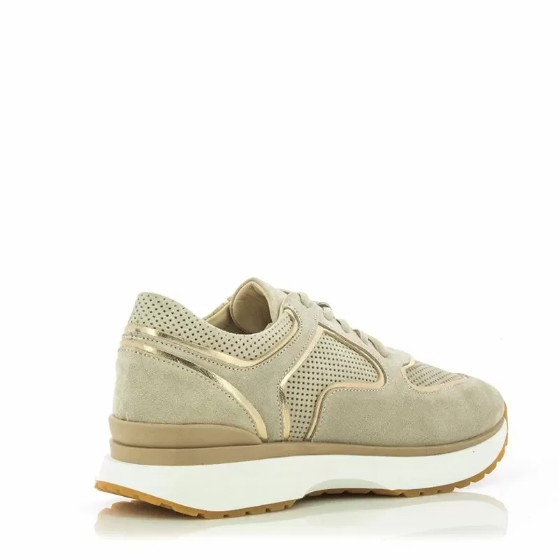Дамски Сникърс VENEZIA – 252-30213 LEATHER BEIGE — снимка 2