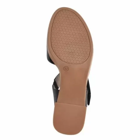 Дамски Сандали На Ток JANA Softline – 8-28363-42 001 BLACK — снимка 4