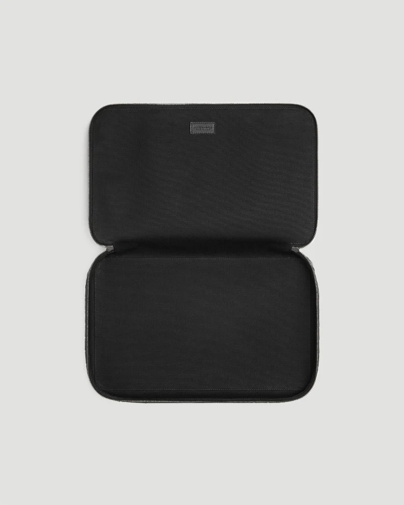 Intrecciato Small Packing Cube in Black — снимка 2