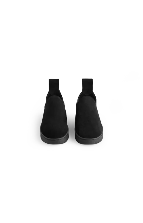 Slip On Sneaker in Black Suede — снимка 2