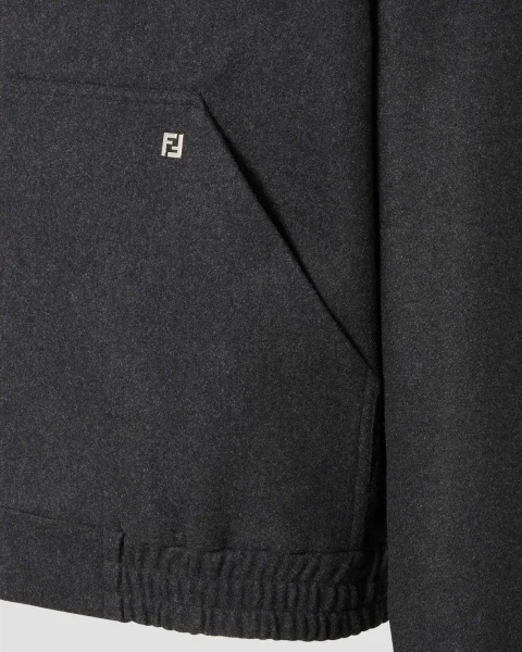 Dark Grey Cashmere Sweatshirt — снимка 2