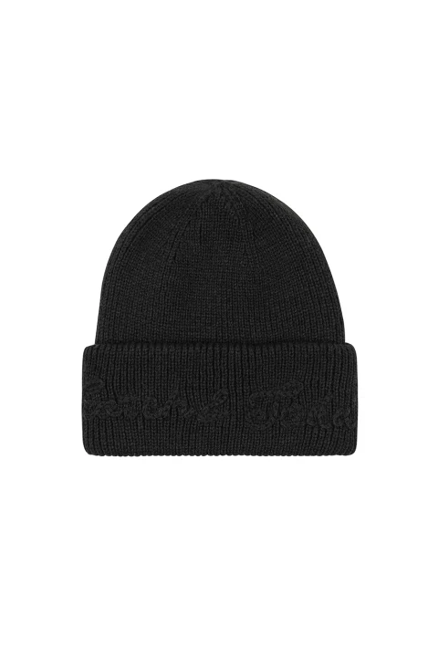 Шапка S&S Chain Stitch Cuff Beanie SSM53005 001 black
