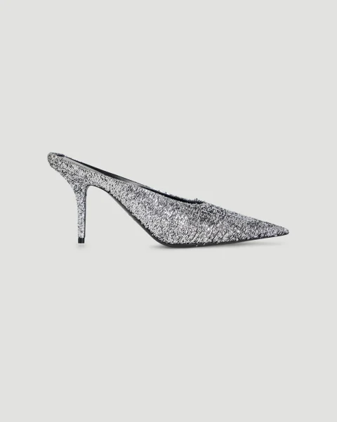 Knife Mules in Silver