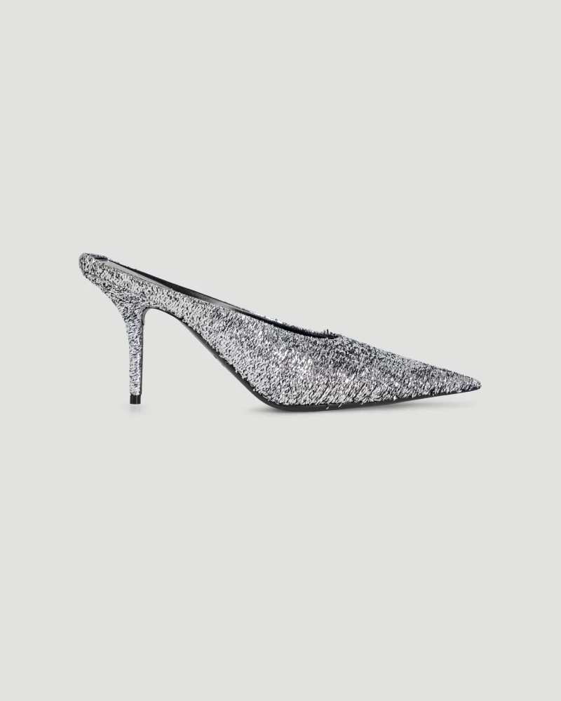 Knife Mules in Silver