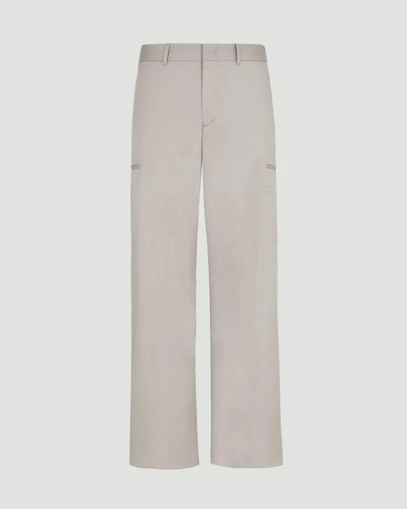 Grey Cotton Pants