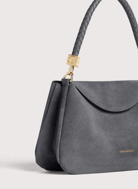 Велурена чанта Coccinelle Tiggy Small — снимка 8