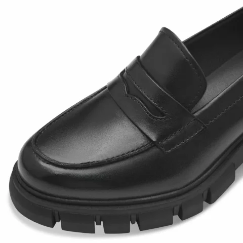Дамски Лоуфър TAMARIS – 1-24439-41-003 BLACK LEATHER — снимка 4