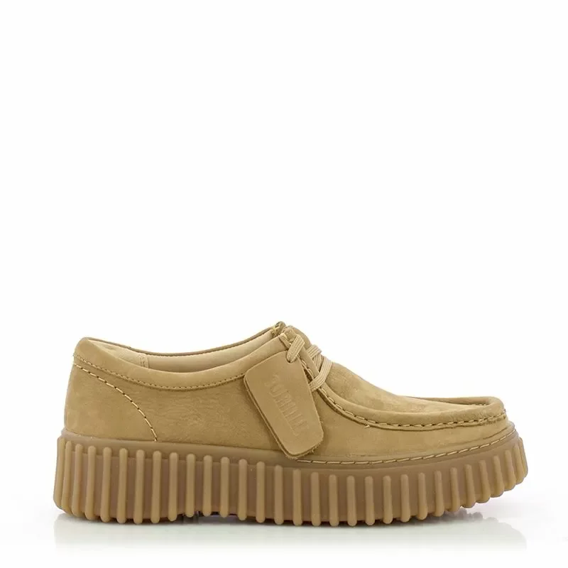 Дамски Ежедневни CLARKS – 26172084 TORHILL BEE LIGHT TAN NUBUCK
