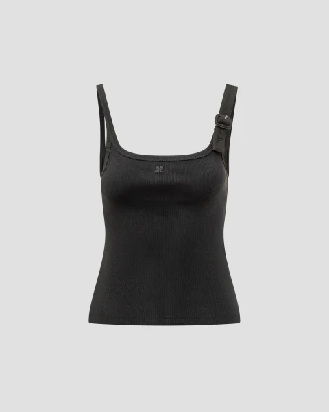 Buckle 90s Rib Tank Top