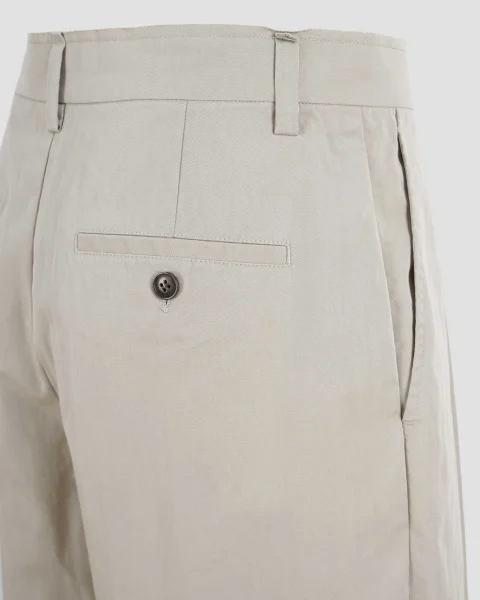 Grey Cotton-Blend Balloon-Leg Pants — снимка 3