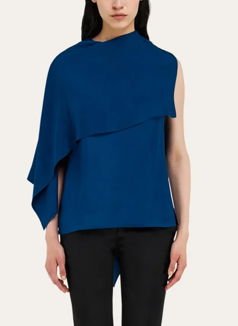 Блуза с 'cape' детайл Ferragamo