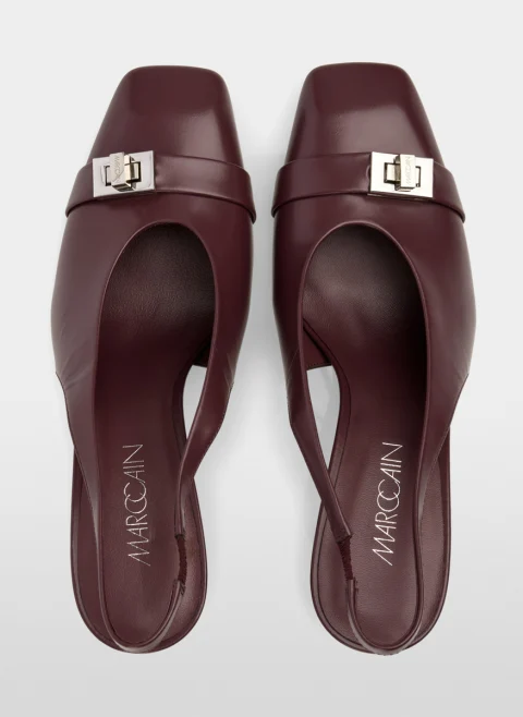 Кожени обувки на ток Marc Cain Collections — снимка 4