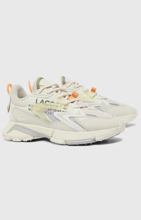 Бели спортни обувки L003 NEO TECH с могоцветни детайли — снимка 2