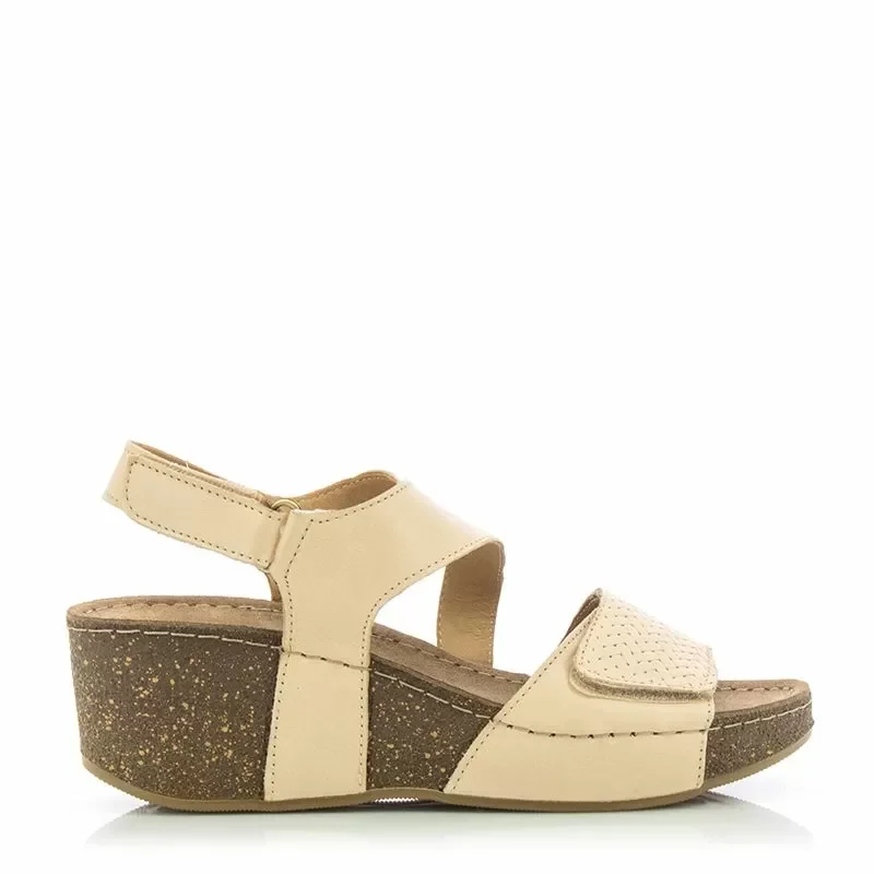 Дамски Сандали На Платформа COCONUT – 184.204 BEIGE