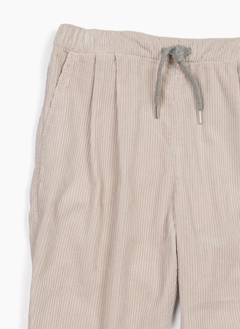 Панталон от рипсено кадифе Brunello Cucinelli Kids 8-10 — снимка 2