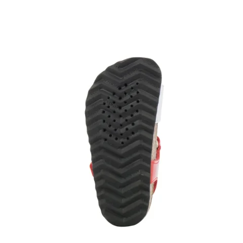 Сандали Момичета GEOX – B152RC 00254 B SANDAL CHALKI GIRL RED/WHITE — снимка 4