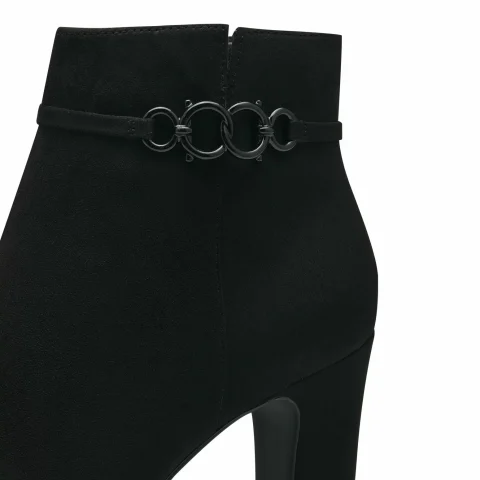 Дамски Боти На Ток TAMARIS – 1-25349-41-001 BLACK — снимка 4