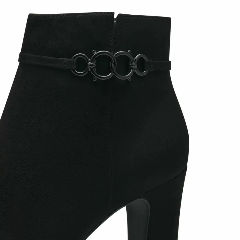 Дамски Боти На Ток TAMARIS – 1-25349-41-001 BLACK — снимка 4