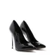 Дамски черни обувки с ток "Blade" Casadei — снимка 4