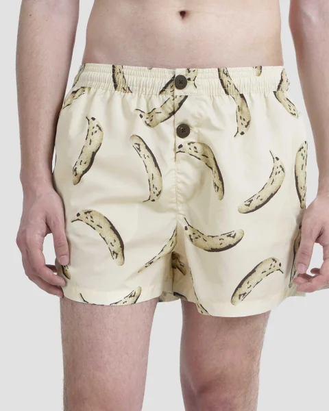 The Puntini Swim Shorts in Yellow — снимка 2