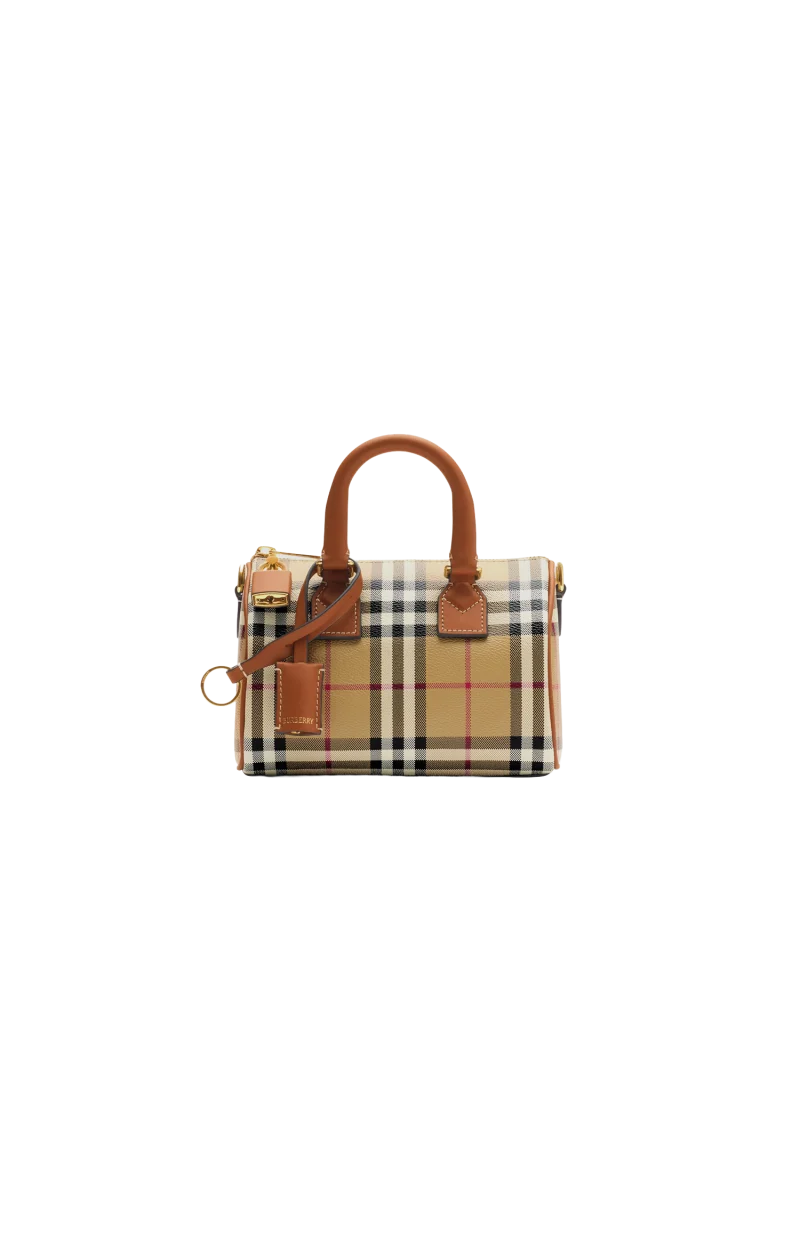 Mini Check Bowling Bag