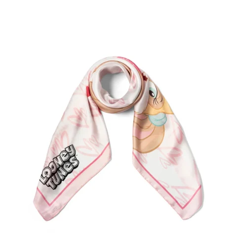 Дамски цветен шал Looney Tunes Braccialini — снимка 4