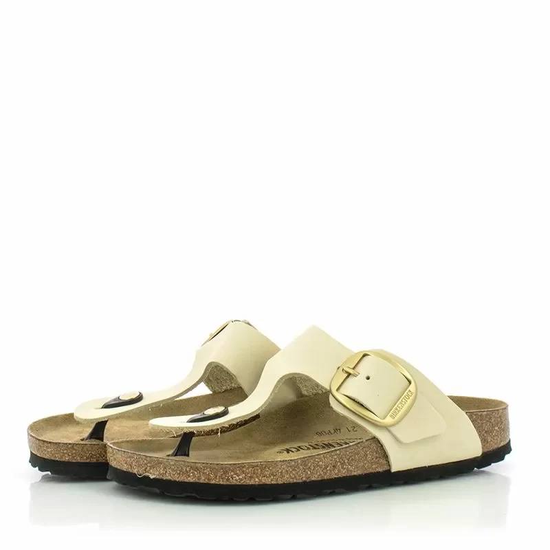 Дамски Чехли Комфорт BIRKENSTOCK – 1026605 GIZEH ECRU — снимка 3