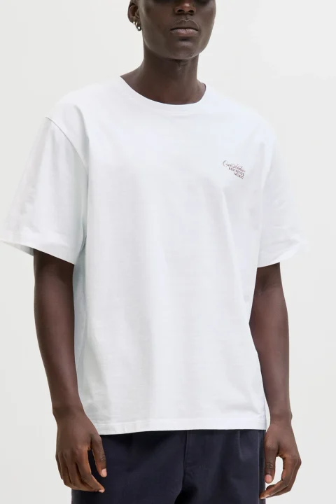 T-Shirt Jjroar Ss Crew Neck 12288099 11-0601 TCX bright white — снимка 2