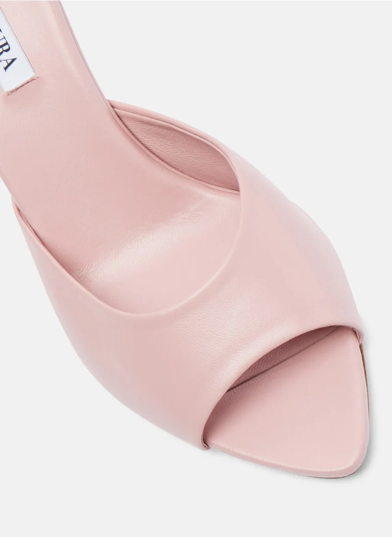 Чехли на ток 'Bisous' Aquazzura — снимка 4