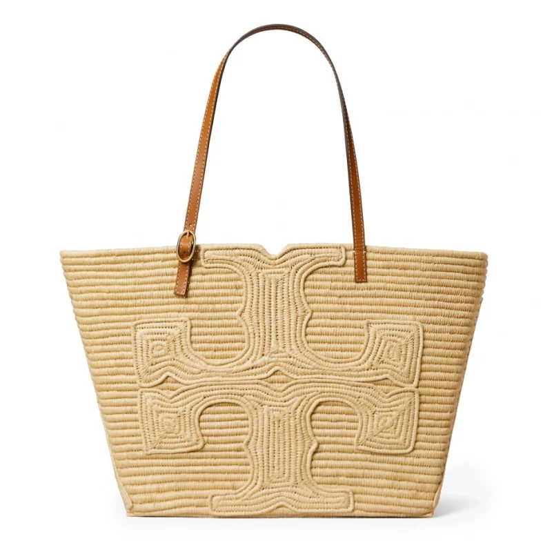 Дамска чанта рафия Ella TORY BURCH