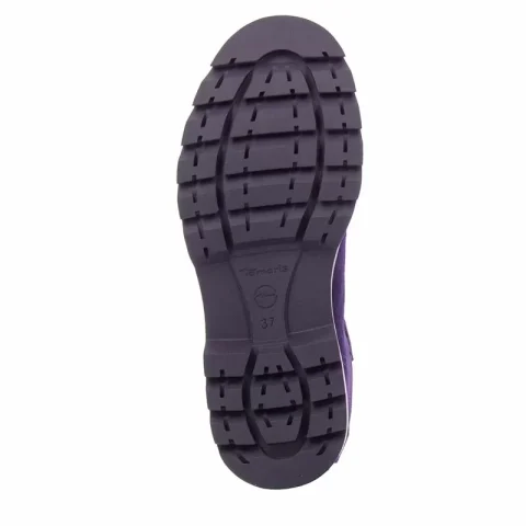 Дамски Равни Боти TAMARIS – 1-25477-43-560 PURPLE — снимка 4