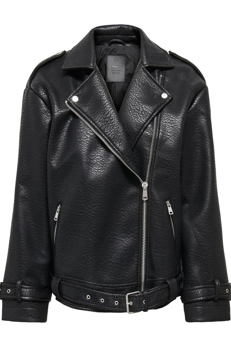 Яке Onlsoft Faux Leather Biker 15374106 C-N10 black